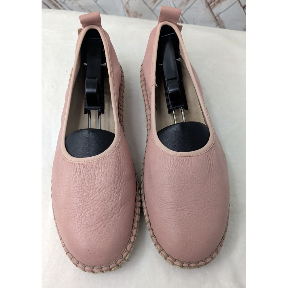 Cole Haan Grand O.S.Pink Leather Pinch Maine Classic Espadrilles